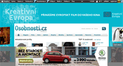 Desktop Screenshot of film-odkazy.osobnosti.cz
