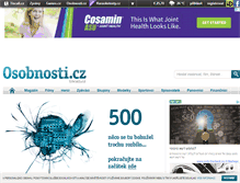 Tablet Screenshot of fanklub.osobnosti.cz