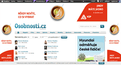 Desktop Screenshot of narozeniny.osobnosti.cz
