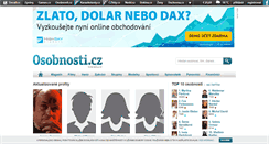 Desktop Screenshot of odkazy.osobnosti.cz
