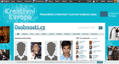 Desktop Screenshot of filmografie.osobnosti.cz